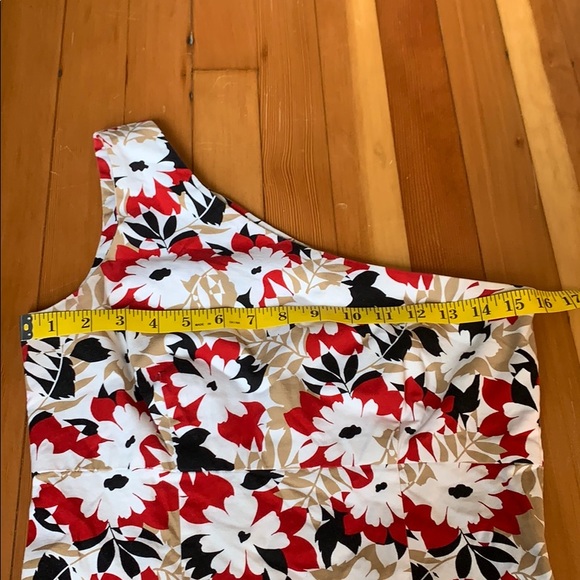 Vintage Floral One Shoulder Dress - Picture 6 of 14